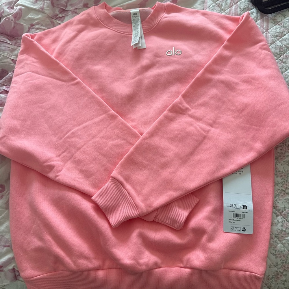 ALO Yoga Coral Sweatshirt